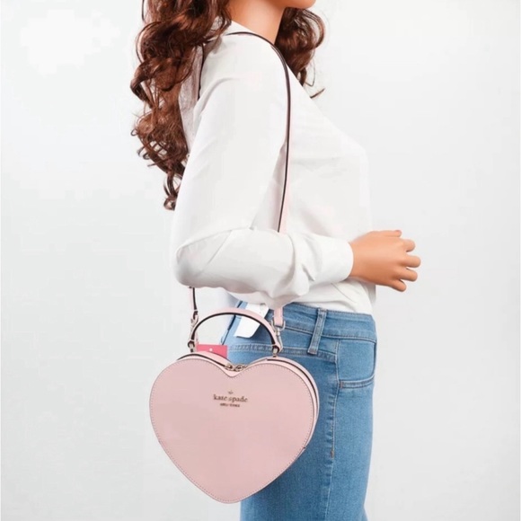 Kate Spade Love Shack Pink Heart Bag - Picture 6 of 12